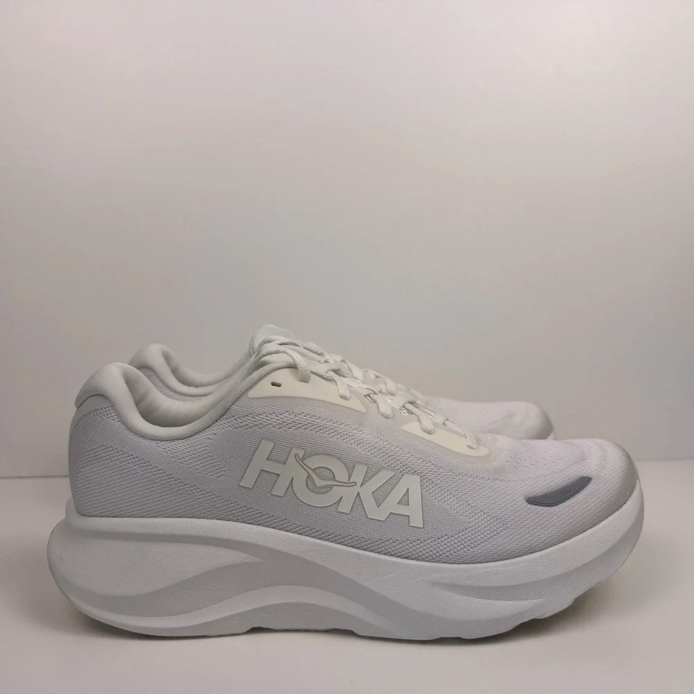 Hoka One One Rincon 5 Running Shoes Men's Size 10D White/White 1176630 Sample